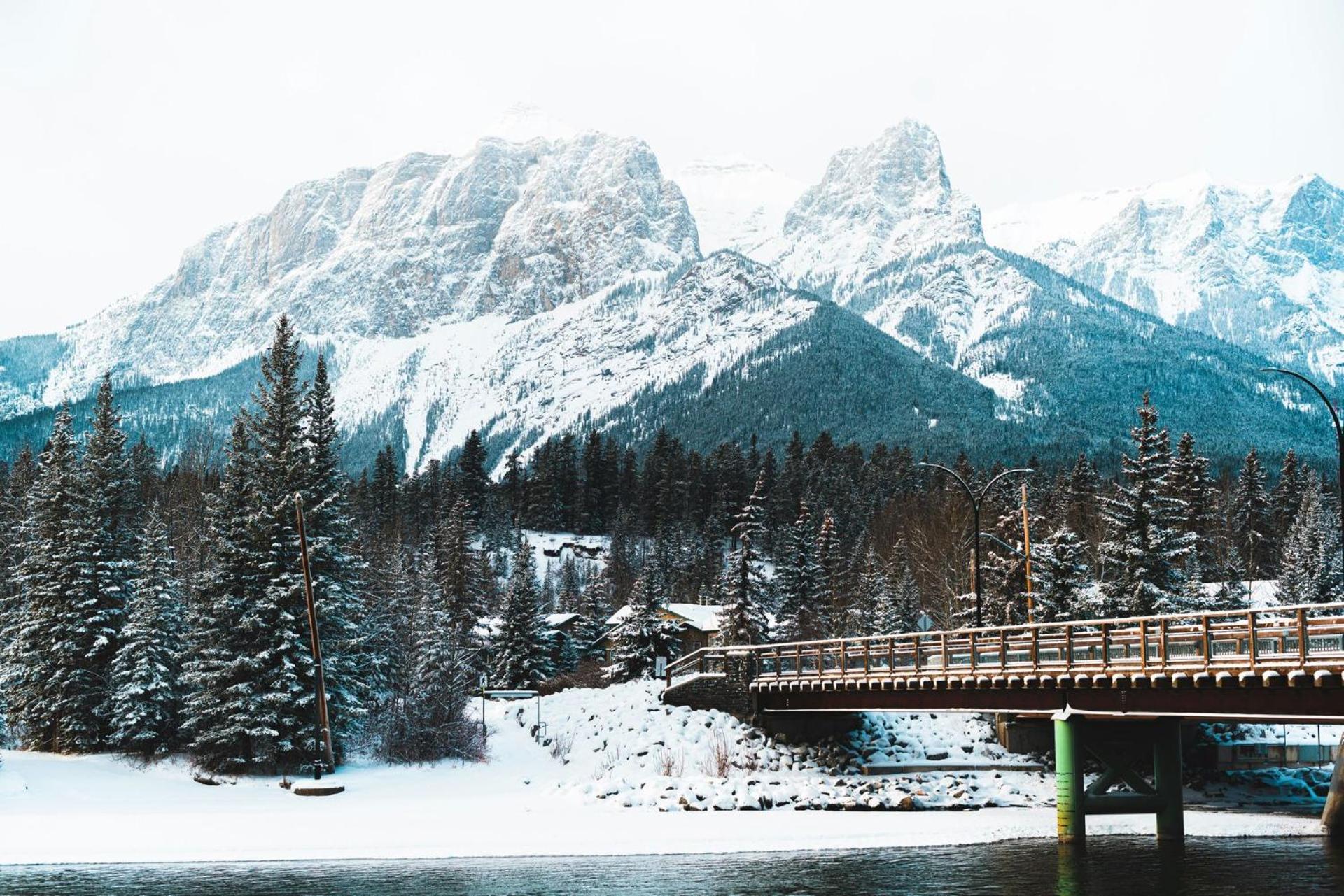 Special! New Downtown Mtn View Free Parking 2B&2B Appartement Canmore Buitenkant foto